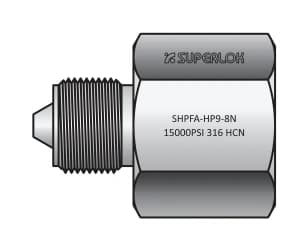 BMT SUPERLOK SHPFA Female adapter.