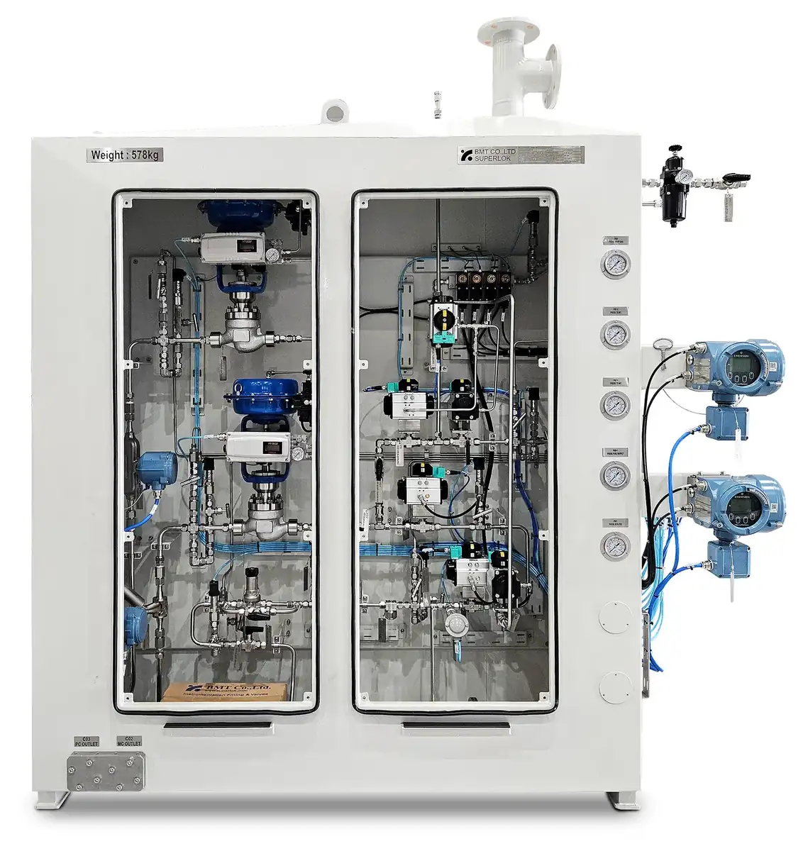 BMT SUPERLOK hydrogen gas regulating unit