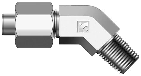 BMT SUPERLOK JHME 37-degree fitting series — manufacturer catalog illustration.