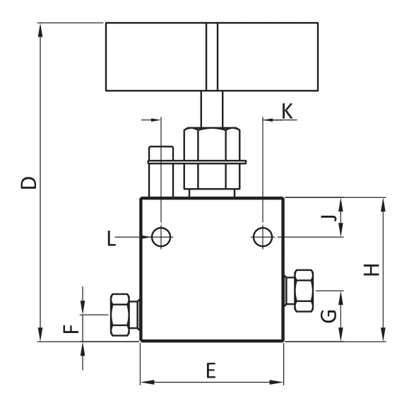 BMT SUPERLOK SHNV Two-way straight body pattern.