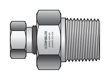 BMT SUPERLOK SMPMC Male connector.