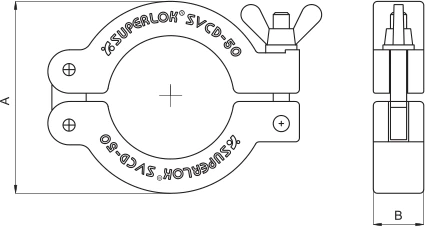 BMT SUPERLOK SVCD vacuum component — manufacturer drawing