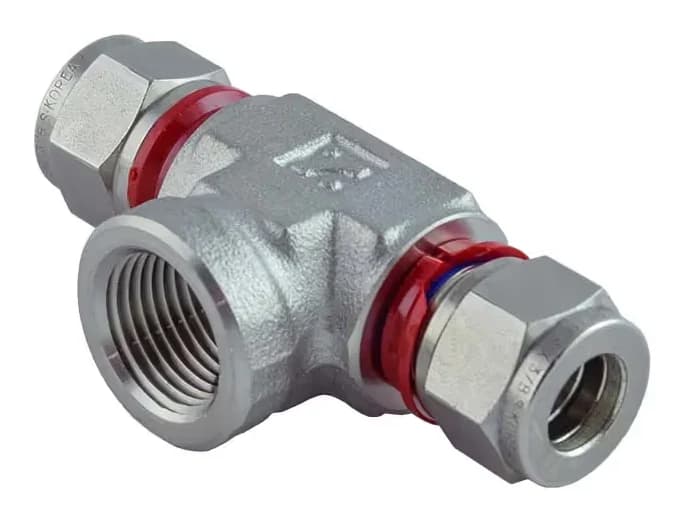 BMT SUPERLOK i-Fitting SFBTI — Female Branch Tee with red installation check ring(s)