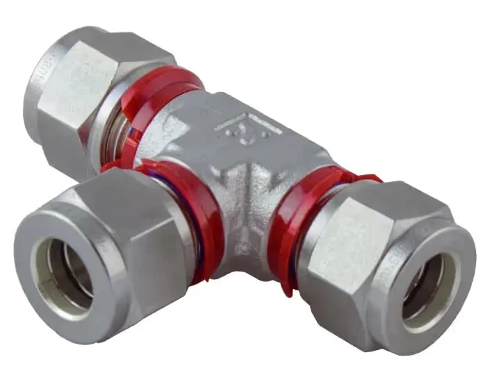 BMT SUPERLOK i-Fitting SUTI — Union Tee with red installation check ring(s)