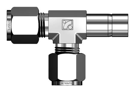 Manufacturer illustration: BMT SUPERLOK SART — Adjustable Run Tee