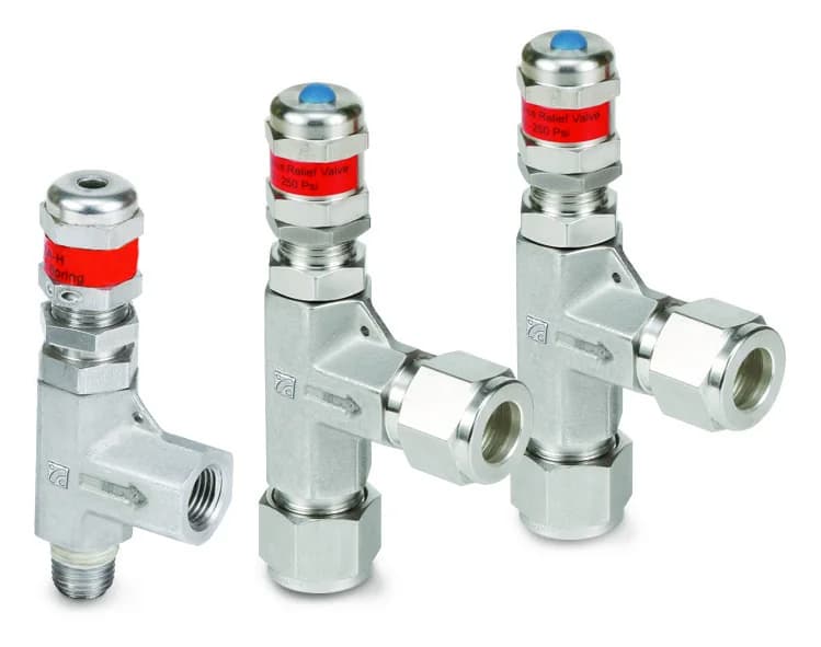 SUPERLOK SRVL and SRVH relief valve family