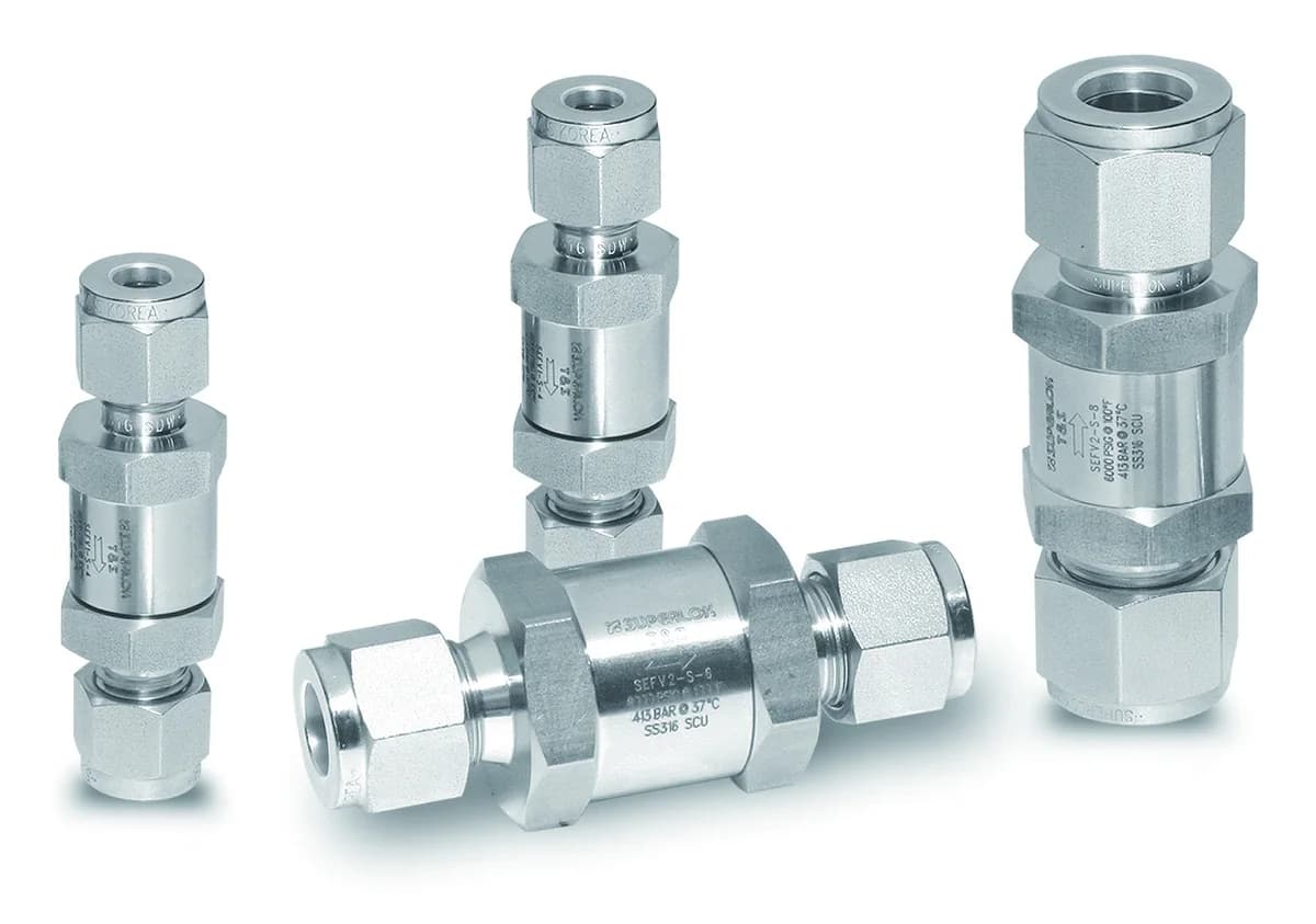 SUPERLOK SEFV industrial excess-flow valves