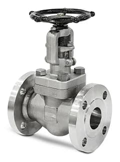 BMT stainless steel flanged process globe valve with handwheel