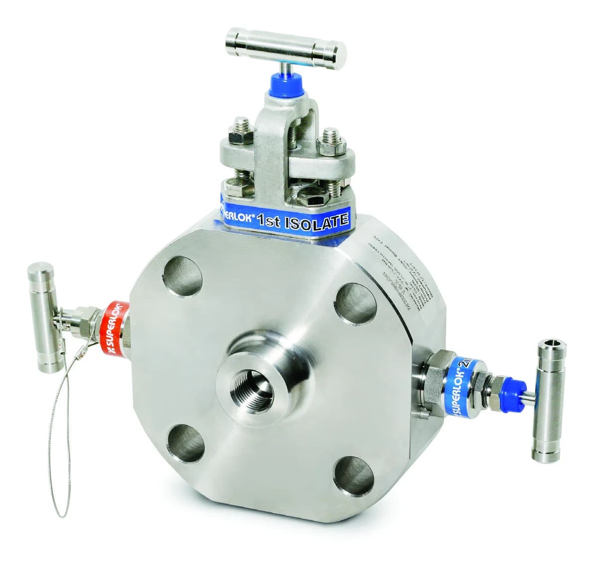 BMT process monoflange valve assemblies