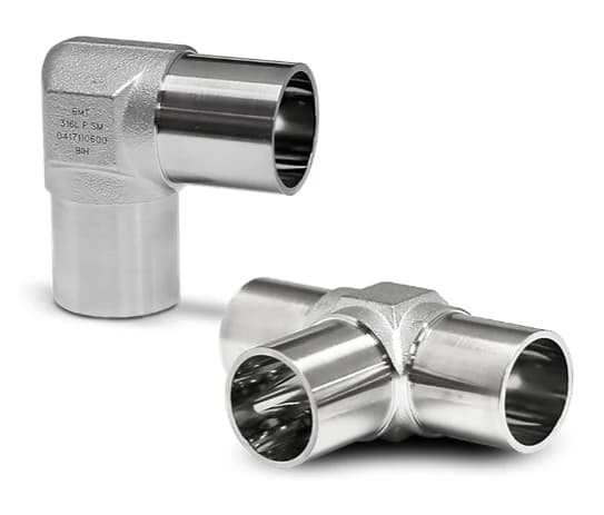 BMT SUPERLOK UHP weld elbow and tee